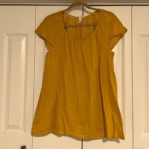 Eloise cotton woven top, size XS.